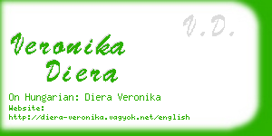 veronika diera business card